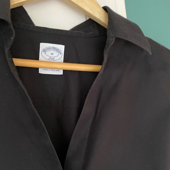 BROOKS Brothers Women’s Button Down Black Short, Good Condition, Size 10 - Picture 5 of 7
